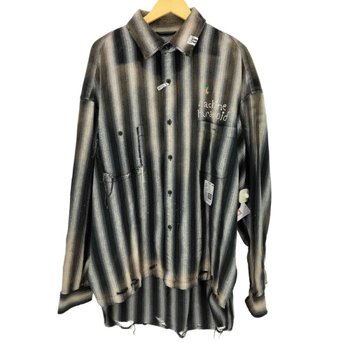 メゾンミハラヤスヒロ Maison MIHARA YASUHIRO 24aw Vintage Like Stripe Shirt メンズ JPN:50