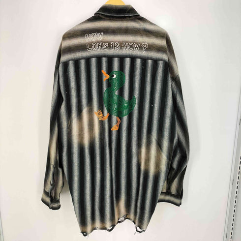 メゾンミハラヤスヒロ Maison MIHARA YASUHIRO 24aw Vintage Like Stripe Shirt メンズ JPN:50