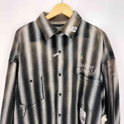 メゾンミハラヤスヒロ Maison MIHARA YASUHIRO 24aw Vintage Like Stripe Shirt メンズ JPN:50
