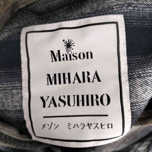 メゾンミハラヤスヒロ Maison MIHARA YASUHIRO 24aw Vintage Like Stripe Shirt メンズ JPN:50