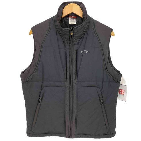 オークリー OAKLEY 90-00s 赤アグ リバーシブル 中綿 ベスト メンズ import:S