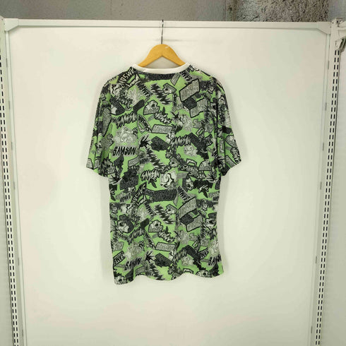 SHAUN SAMSON USA製 コミック 総柄 プリント S/S Tシャツ メンズ import:L