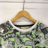 SHAUN SAMSON USA製 コミック 総柄 プリント S/S Tシャツ メンズ import:L
