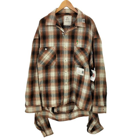 メゾンミハラヤスヒロ Maison MIHARA YASUHIRO 25ss Hem Layer Checkered Shirt メンズ JPN:48