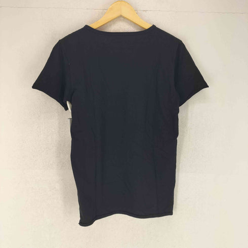 LOUNGE LIZARD 切りっぱなし フロントプリントクルーネックTシャツ import メンズ 2