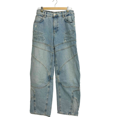 ザラ ZARA バギーワイドデニムパンツ メンズ US:30-31