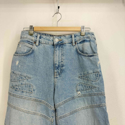 ザラ ZARA バギーワイドデニムパンツ メンズ US:30-31