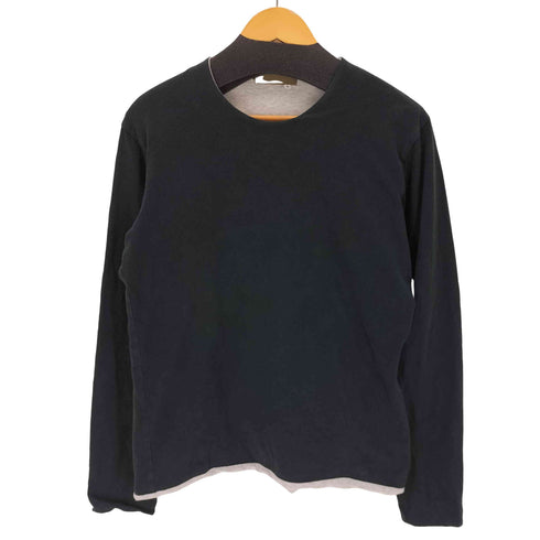 ワイズフォーメン Ys for men 90-00s 茶タグ ダブルフェイス クルーネックL/Sカットソー メンズ JPN:3