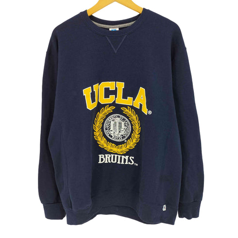 ラッセルアスレチック RUSSELL ATHLETIC バスケットボール カレッジ プリント 前V クルーネックスウェット メンズ import:XL