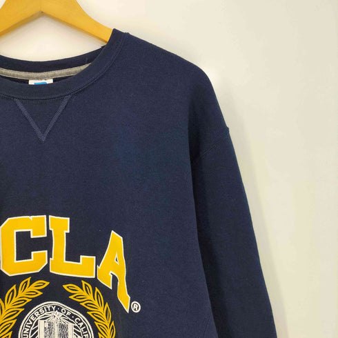 ラッセルアスレチック RUSSELL ATHLETIC バスケットボール カレッジ プリント 前V クルーネックスウェット メンズ import:XL