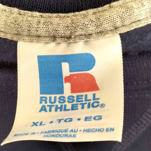 ラッセルアスレチック RUSSELL ATHLETIC バスケットボール カレッジ プリント 前V クルーネックスウェット メンズ import:XL