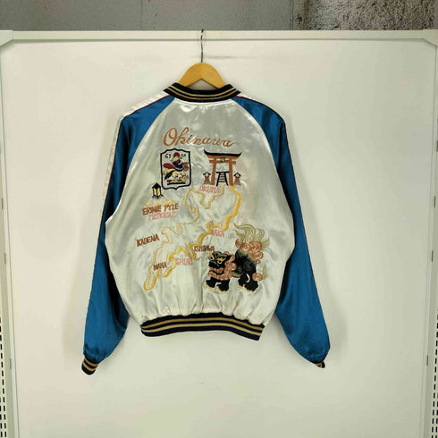 テイラートウヨウ TAILOR TOYO テーラー東洋 TOKYO CLUB × WHITE TIGER ACETATE SOUVENIR JACKET コラボ 沖縄 リバーシブル アセテート スーベニア ジャケット スカジャン メンズ JPN:L
