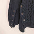 ジーユー GU by rokh ケーブルセーター NAVY Mサイズ レディース JPN:M