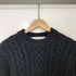 ジーユー GU by rokh ケーブルセーター NAVY Mサイズ レディース JPN:M
