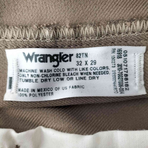 ラングラー Wrangler センタープレス ランチャースラックス スタプレ メンズ 32×29