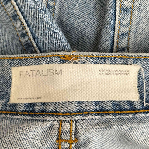 FATALISM ペンキ ダメージ カットオフ デニム メンズ 44