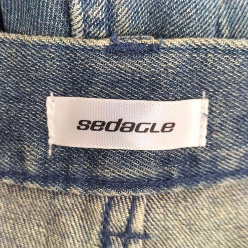 sedagle ダブルニーデザイン デニムパンツ メンズ JPN:S