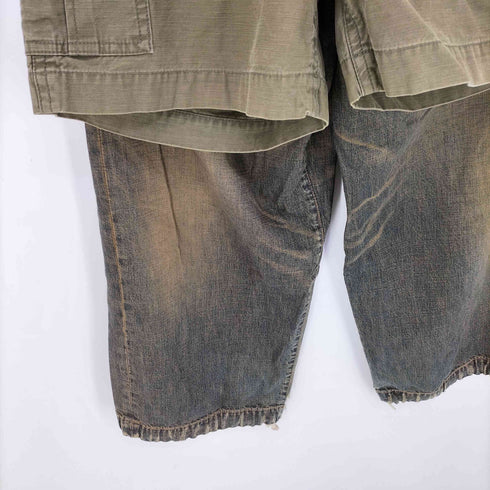 メゾンミハラヤスヒロ Maison MIHARA YASUHIRO 25ss Shorts Combined Jeans メンズ JPN:46