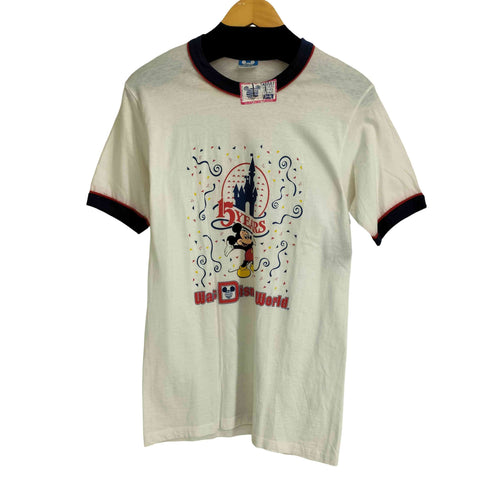 80's テーマパーク 15周年 リンガーTシャツ メンズ import:M