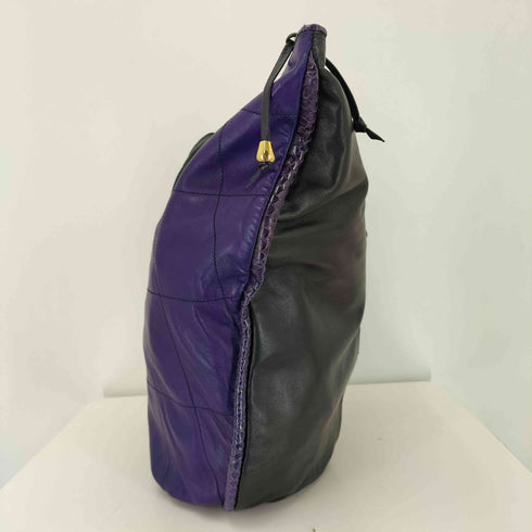 EMA YY FIRENZE イタリア製 riri&opti ジップ パッチワーク レザーバッグ レディース
