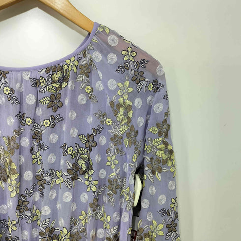 グレースコンチネンタル GRACE CONTINENTAL フラワー ドット 刺繍 ワンピース レディース JPN:36