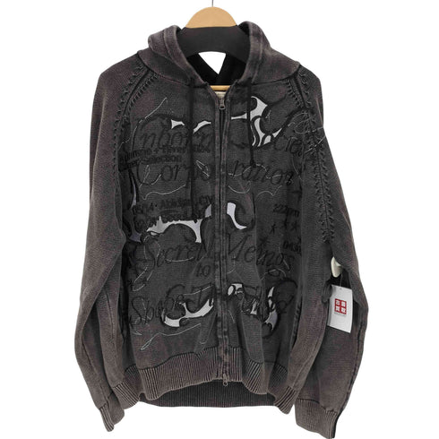 UNBORN SOCIETY 24AW Corporation 7gg Knit Hoodie メンズ JPN:L