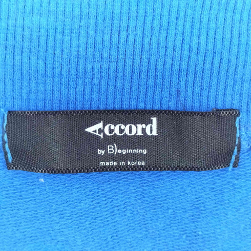 accord by beginning オーバーサイズ ダメージ加工 スウェット トップス レディース