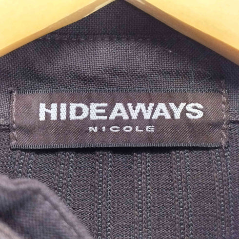 ハイダウェイニコル HIDEAWAYS NICOLE スタンドカラーリブニット Y2K メンズ 46