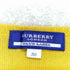 バーバリーブルーレーベル BURBERRY BLUE LABEL 裾ホース刺繍 ノーカラー七分袖コットンカーディガン レディース 38