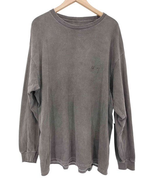 アンセルム ANCELLM embroidery dyed ls t-shirt メンズ JPN:1