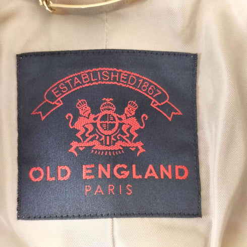 オールドイングランド OLD ENGLAND pure cashmere カシミヤ100ダブルブレストピーコート レディース 38