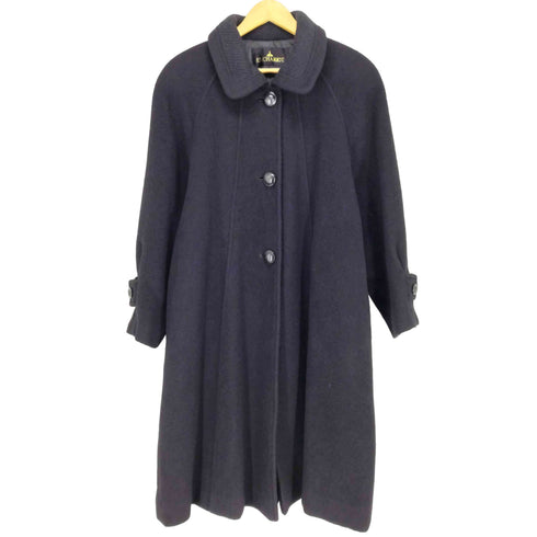 EMCHARIOT アンゴラ混ステンカラーコート レディース M