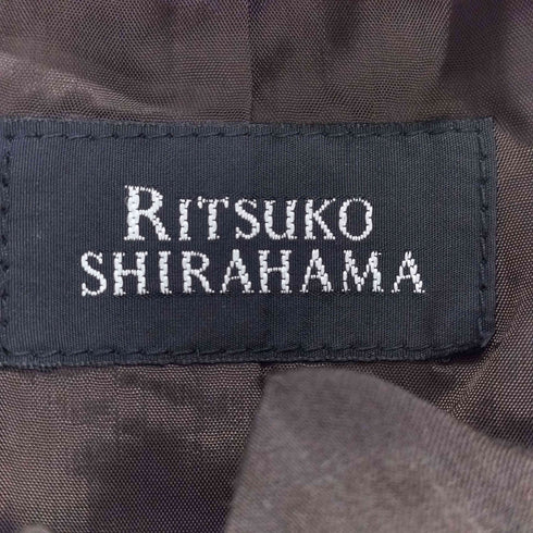 RITSUKO SHIRAHAMA sheep leather シープレザーフリンジデザインベスト レディース 1