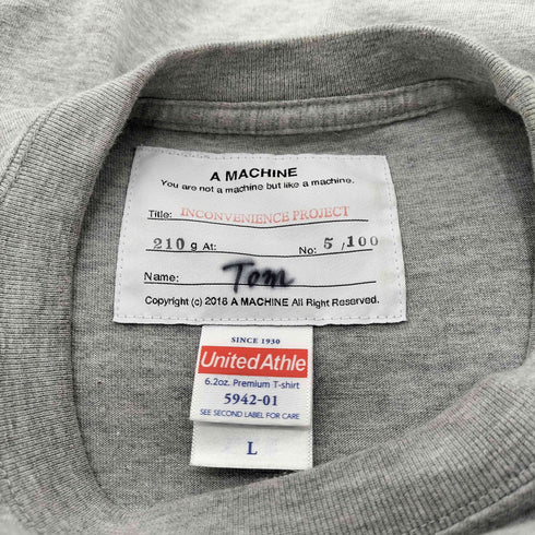 エーマシーン A MACHINE INCONVENIENCE PROJECT 23SS BIEN グラフィック S/S Tシャツ メンズ JPN:L