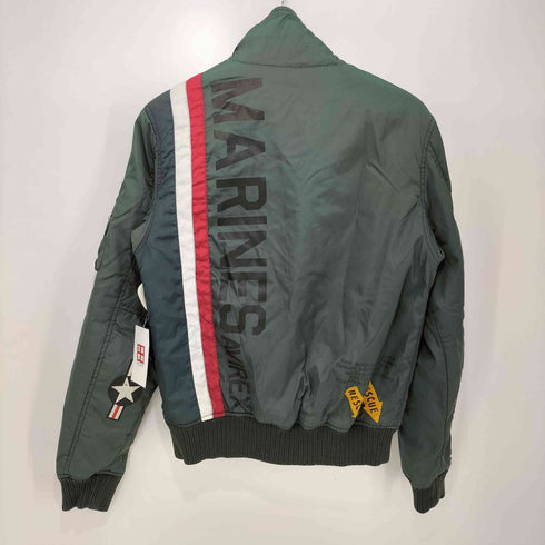アヴィレックス AVIREX MARINES VARSITY JACKET マリーンズ バーシティ ジャケット メンズ import:M