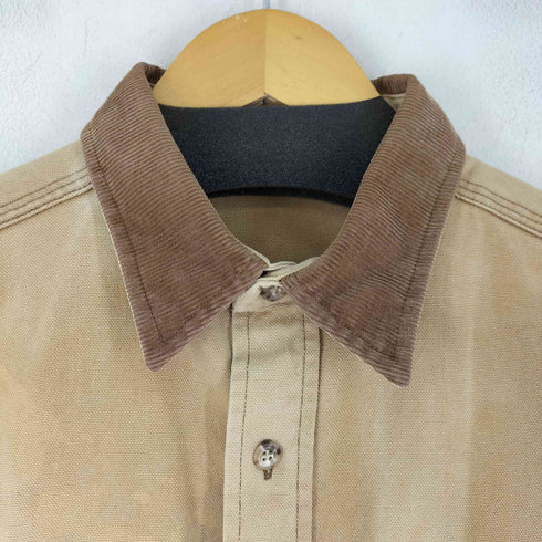 カーハート Carhartt 80S 三角タグ 襟コーデュロイ ダック地 シャツ メンズ