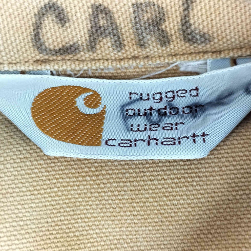 カーハート Carhartt 80S 三角タグ 襟コーデュロイ ダック地 シャツ メンズ