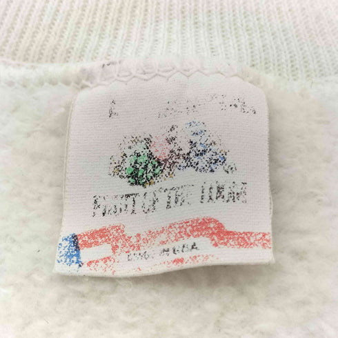 フルーツオブザルーム FRUIT OF THE LOOM 80-90S ボディ USA製 テキスト アート スウェット トレーナー メンズ import:L