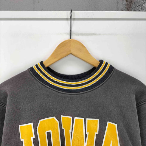 MTSPOKANE KNITTING MILLS 80-90S リブライン IOWA ヘビーウェイト カレッジ スウェット トレーナー メンズ import:M