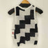 カルヴェン CARVEN ブロックパターンメッシュニットタンクトップ レディース JPN:S