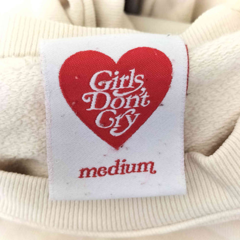 ガールズドントクライ Girls Don’t Cry ロゴ刺繍クルーネックスウェット メンズ JPN:M