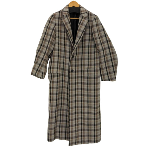 オーラリー AURALEE 19AW DOUBLE FACE CHECK CHESTERFIELD COAT メンズ JPN:0