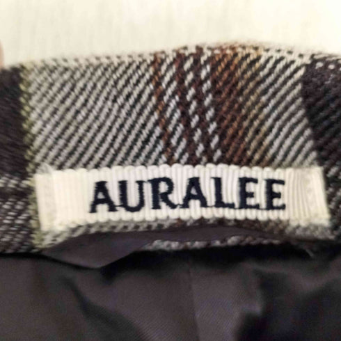 オーラリー AURALEE 19AW DOUBLE FACE CHECK CHESTERFIELD COAT メンズ JPN:0