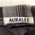 オーラリー AURALEE 19AW DOUBLE FACE CHECK CHESTERFIELD COAT メンズ JPN:0