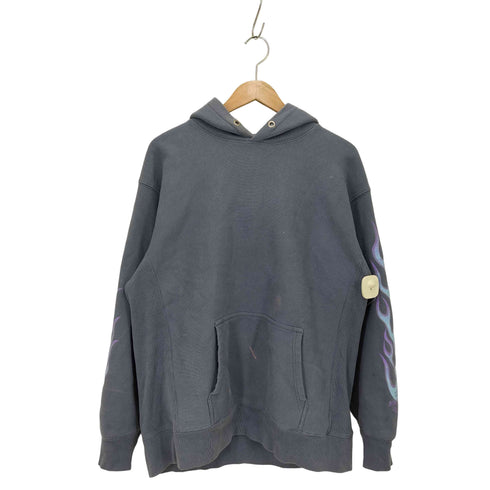 ハイドアンドシーク HIDE AND SEEK 22aw Flame hooded shirt メンズ JPN:XL