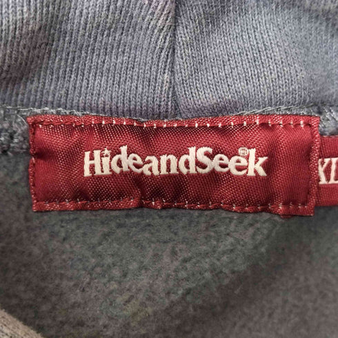 ハイドアンドシーク HIDE AND SEEK 22aw Flame hooded shirt メンズ JPN:XL