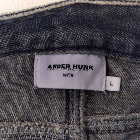 ANDER HUNK グラフィティーバギーデニムパンツ メンズ JPN:L