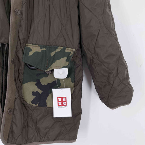 シュプリーム Supreme 迷彩 切替 キルティングライナージャケット メンズ