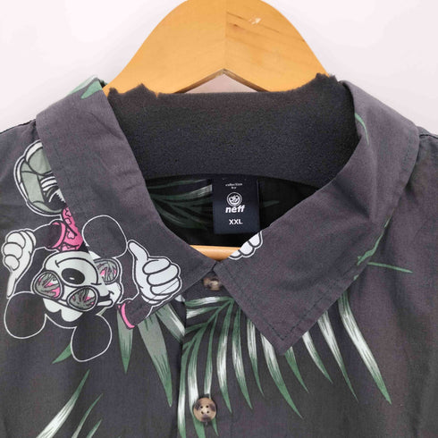 NEFF キャラクタープリントハワイアンシャツ メンズ XXL