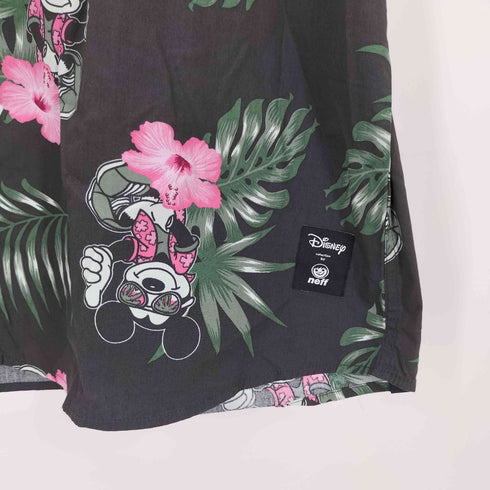 NEFF キャラクタープリントハワイアンシャツ メンズ XXL